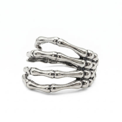 Skeleton Hand Cuff [Antique Silver] | Bracelet