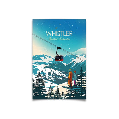 Ski Whistler | Canvas Art Print