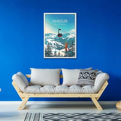 Ski Whistler | Canvas Art Print
