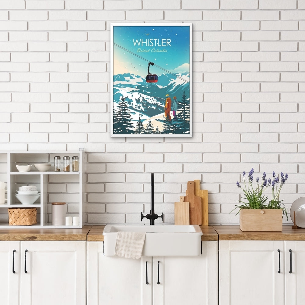 Ski Whistler | Canvas Art Print