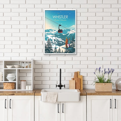 Ski Whistler | Canvas Art Print