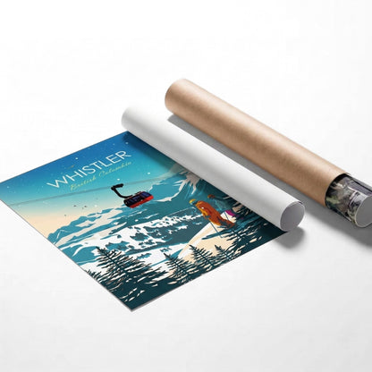 Ski Whistler | Canvas Art Print