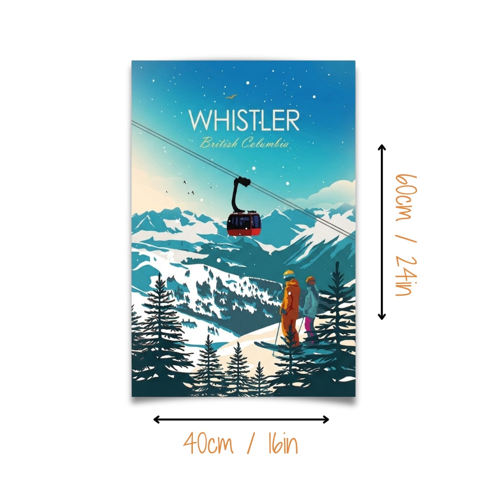Ski Whistler | Canvas Art Print
