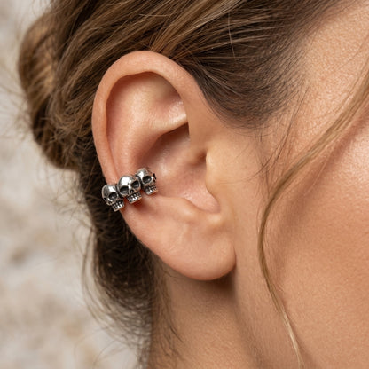 Triple Skull Cuff | Earring