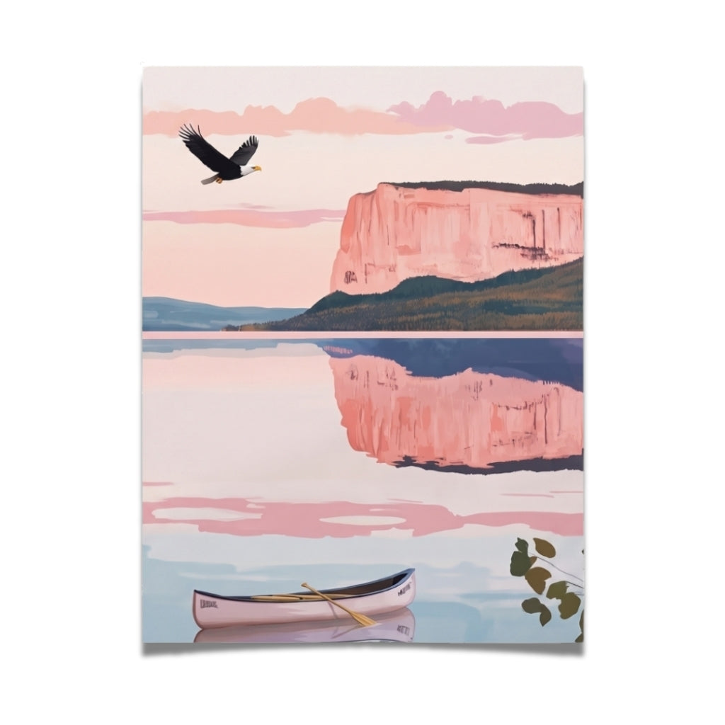 Sleeping Giant Sunset | Canvas Art Print