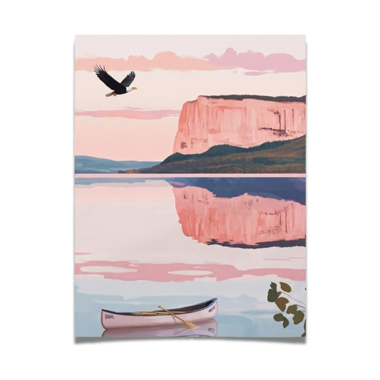 Sleeping Giant Sunset | Canvas Art Print