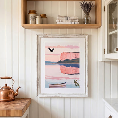 Sleeping Giant Sunset | Canvas Art Print
