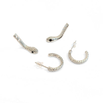 Curious Snake Illusion Earrings