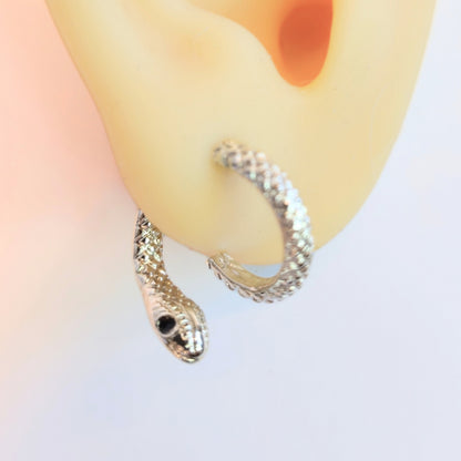 Curious Snake Illusion Earrings