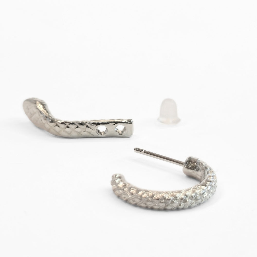 Curious Snake Illusion Earrings