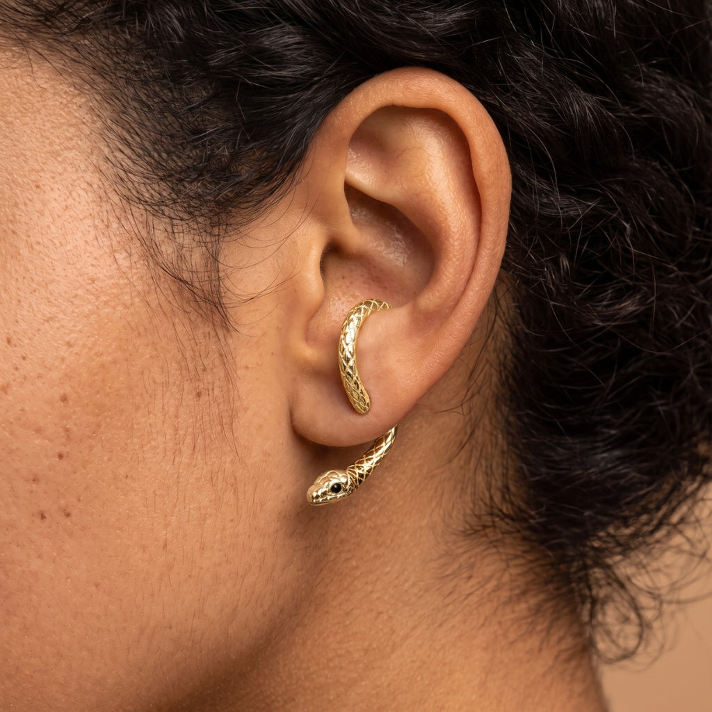 Snake Illusion Studs | Earrings