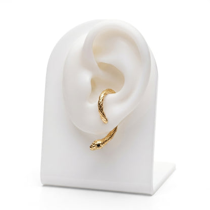 Snake Illusion Studs [Gold] | Earrings