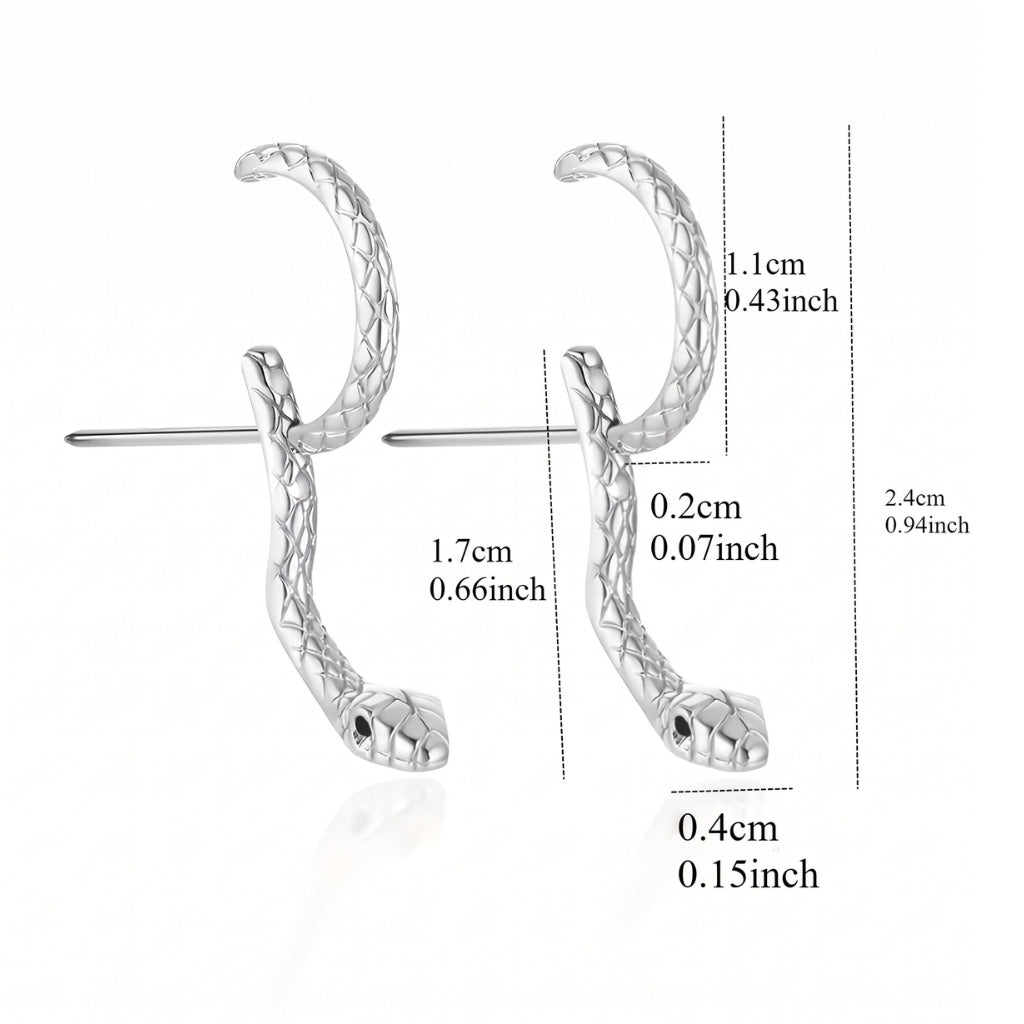 Snake Illusion Studs | Earrings