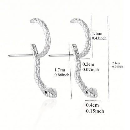 Snake Illusion Studs | Earrings