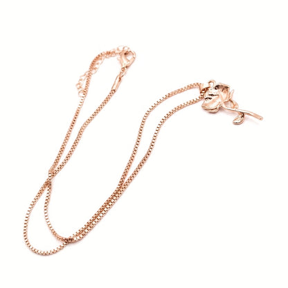 Sparkling Blush Rose | Necklace