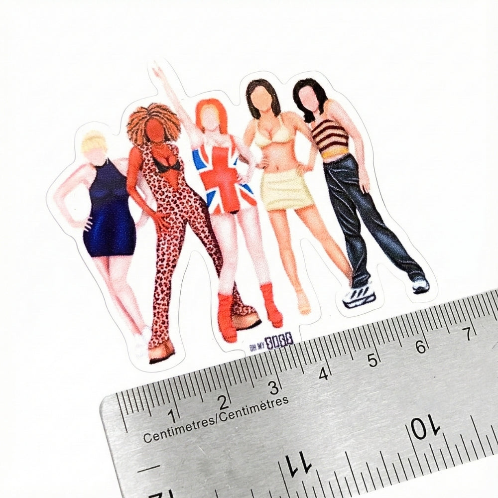 Spice Girls 90s Invasion | Vinyl Sticker