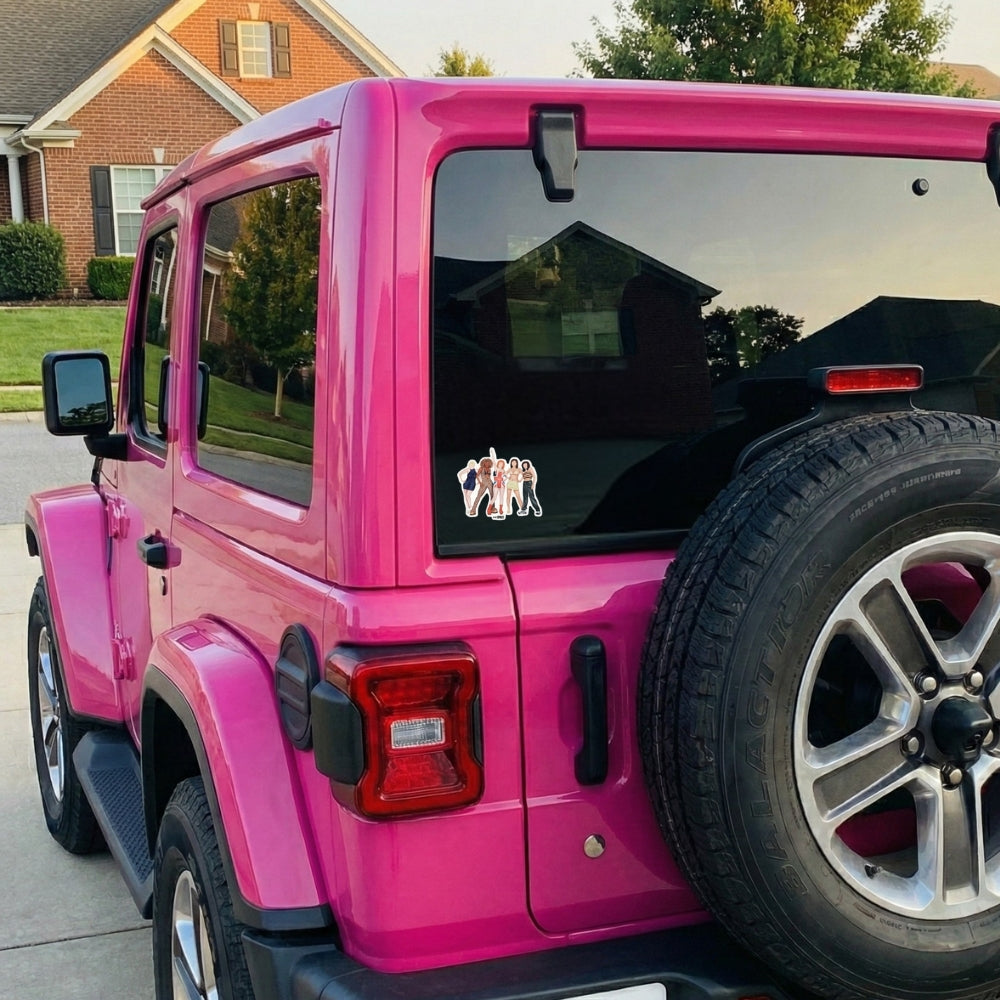 Spice Girls 90s Invasion | Vinyl Sticker