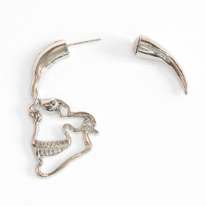 Spiked Skull Earrings