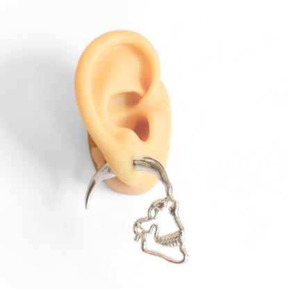 Spiked Skull Earrings