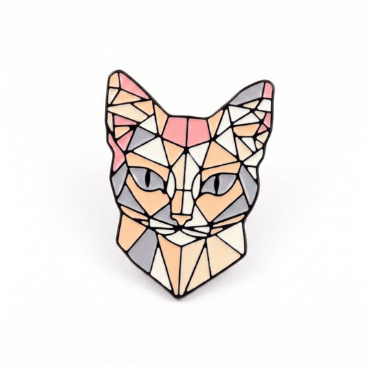 Stained Glass Cat | Collectible Pin