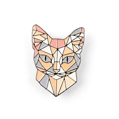 Stained Glass Cat | Collectible Pin