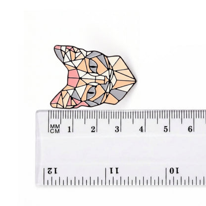 Stained Glass Cat | Collectible Pin