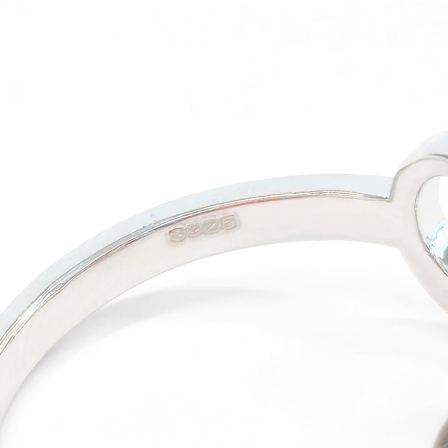Sterling Silver Rose Gold Infinity Heart Ring