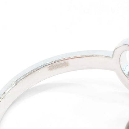 Sterling Silver Rose Gold Infinity Heart Ring