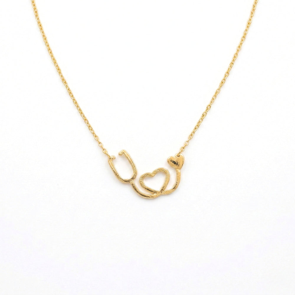 Stethoscope Silhouette | Necklace