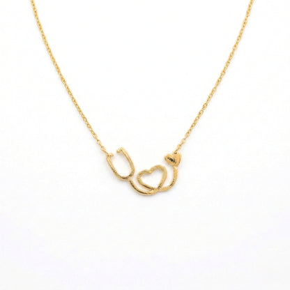 Stethoscope Silhouette | Necklace