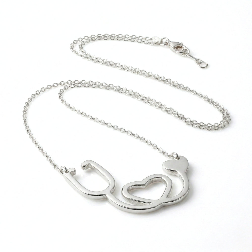 Stethoscope Silhouette | Necklace