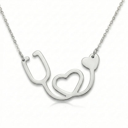 Stethoscope Silhouette | Necklace
