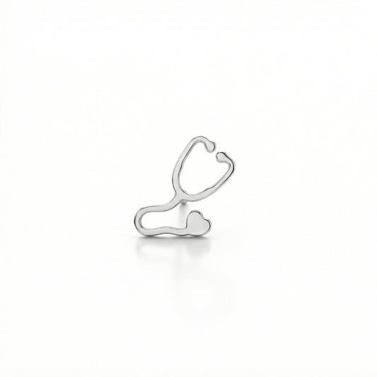 Stethoscope Minimalist Studs | Earrings
