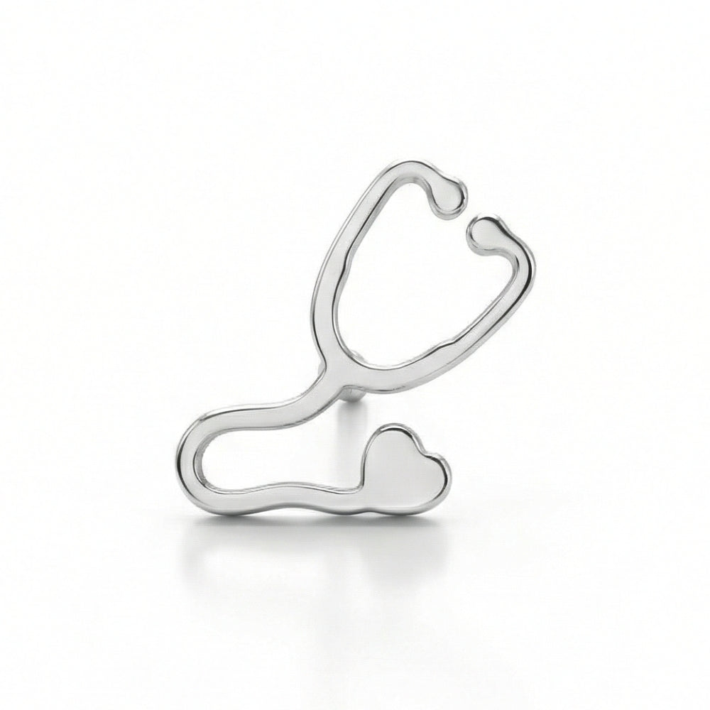 Stethoscope Minimalist Studs | Earrings