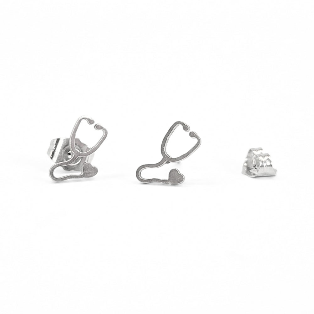 Stethoscope Minimalist Studs | Earrings