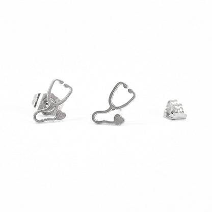 Stethoscope Minimalist Studs | Earrings