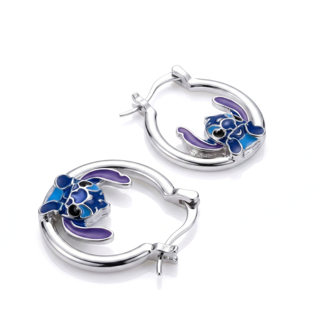 Silver Stitch Hoops | Earrings