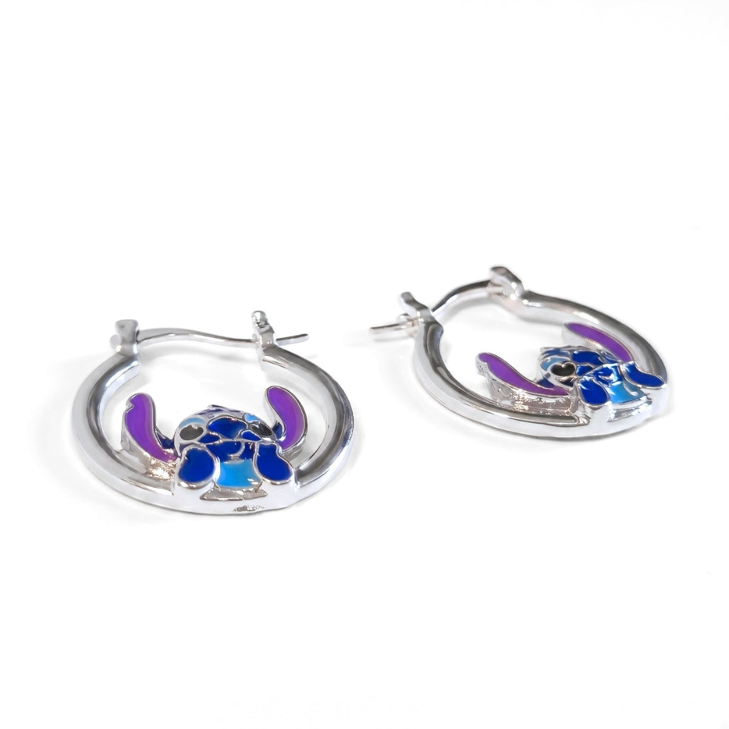 Silver Stitch Hoops | Earrings