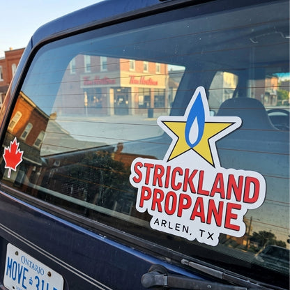 Strickland Propane | Vinyl Sticker