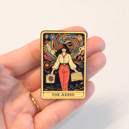 The ADHD (Tarot Card) | Collectible Pin