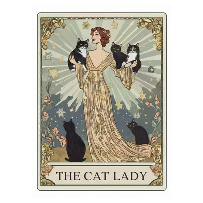 La Dame aux Chats | Impression sur toile