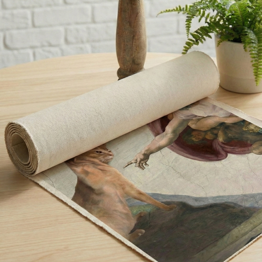 The Creation of Cat | Canvas Art Print