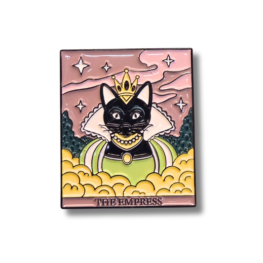 "The Empress" Cat Tarot Card | Collectible Pin