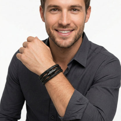 The Essential Leather Magnet Wrap | Bracelet