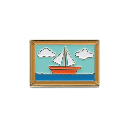 Le tableau du voilier | Pin's de collection