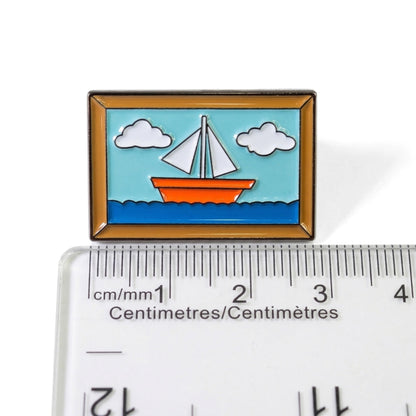 Le tableau du voilier | Pin's de collection