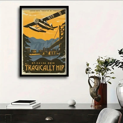The Tragically Hip Tour Poster (Vancouver 2016) | Canvas Art Print
