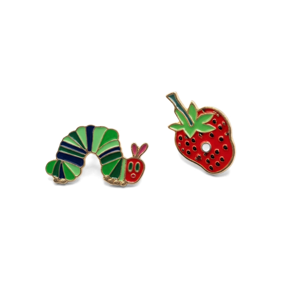 La Chenille qui fait des trous [Lot de 2] | Pin's de collection