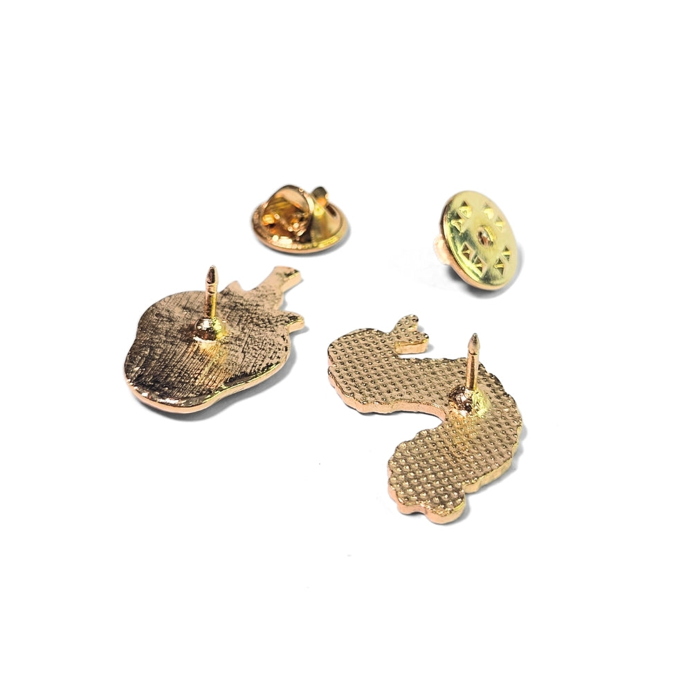 La Chenille qui fait des trous [Lot de 2] | Pin's de collection
