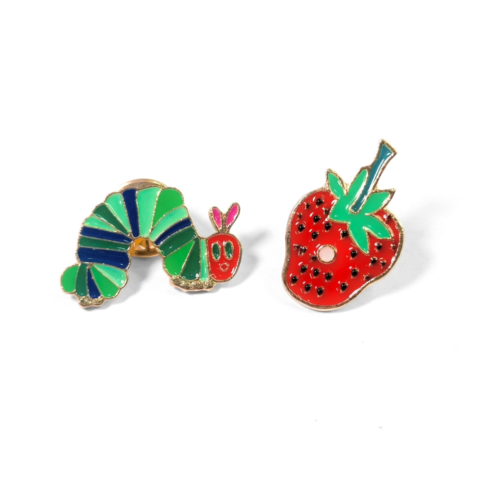 La Chenille qui fait des trous [Lot de 2] | Pin's de collection